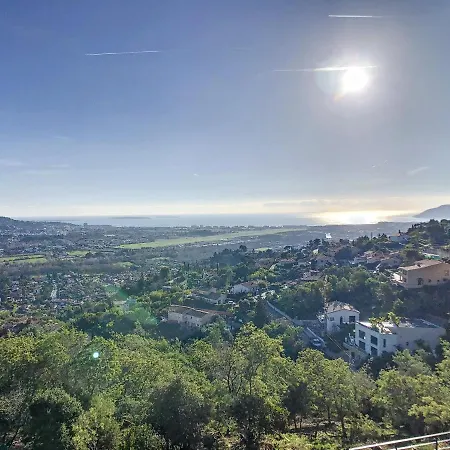 Villa Amazing Sea View Near Cannes, Pool, 5 Bedrooms, 4 Bathrooms