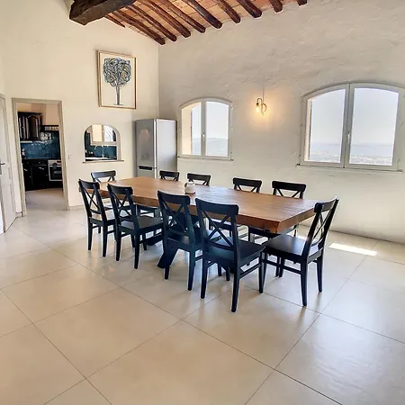 Amazing Sea View Near Cannes, Pool, 5 Bedrooms, 4 Bathrooms *