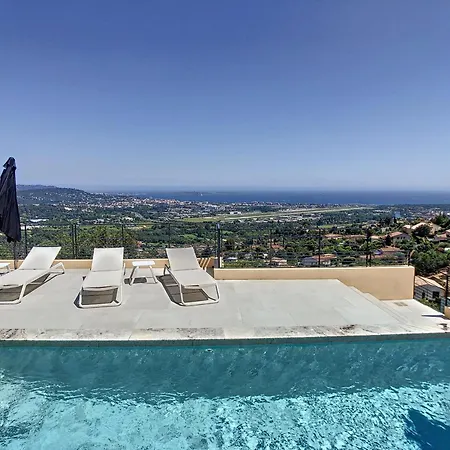 Amazing Sea View Near Cannes, Pool, 5 Bedrooms, 4 Bathrooms * Mandelieu-la-Napoule